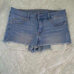 American Eagle Outfitters Light Blue Jean Shorts